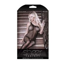 Fantasy Lingerie Sheer Fantasy Before Dawn BodyStocking OS One Size Black SF921 811432019610 Boxview