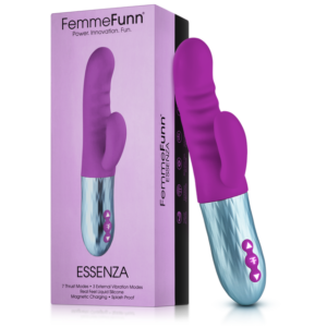 Femme Funn Essenza Thrusting Rabbit Vibrator Purple FEM102001 663546901370 Multiview