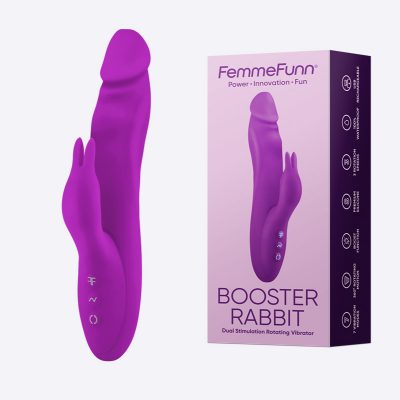 FemmeFunn Booster Rabbit Rotating Rabbit Vibrator Purple FF101002 617353155600 Multiview
