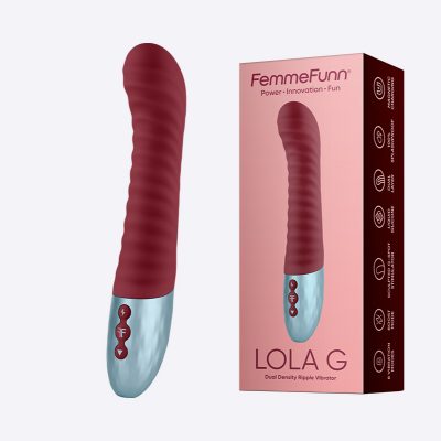 FemmeFunn Lola G Dual Density G Spot Vibrator Maroon FF102611 663546902896 Multiview