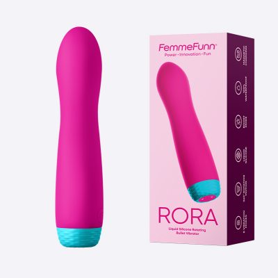 FemmeFunn Rora Rotating Bullet Vibrator Pink FF103401 663546904098 Multiview
