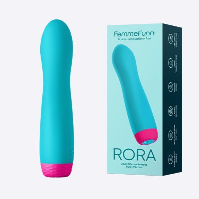 FemmeFunn Rora Rotating Bullet Vibrator Turquoise FF103404 663546904104 Multiview
