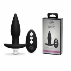 Fifty Shades of Grey – Relentless Vibrations Remote Control Butt Plug (Black)