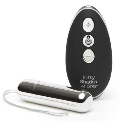 Fifty Shades of Grey Relentless Vibrations Wireless Remote Control Bullet Vibrator Chrome FS74961 5060680311181 Detail