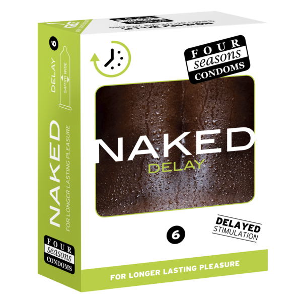 Four Season Naked Delay Condoms 6 Pack FOR137 9312426006599