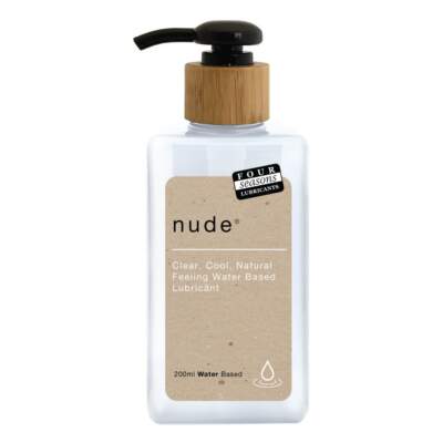 Four Season Nude Water Based Lubricant Lifestyle Bottle 200ml Pump Top 9312426006797