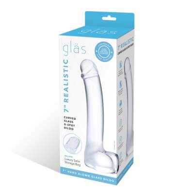 7 Inch Realistic Penis Glass Dildo GLAS-153 4890808219249