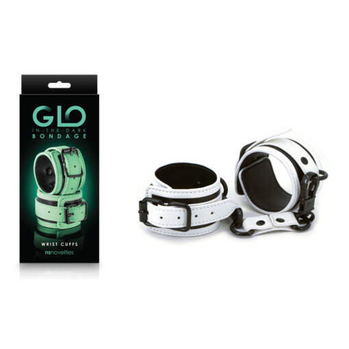 GLO Wrist Cuffs Green Black NSN 0497 38 657447104022 Multiview