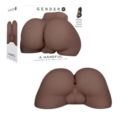 Gender X A Handful Male Ass Masturbator Dark Flesh GX MS 9055 2 844477019055 Multiview