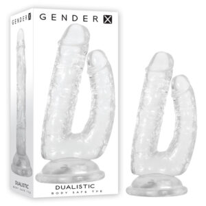 Gender X Dualistic Double Penetrator Dong Clear GX DD 8522 2 844477018522 Multiview