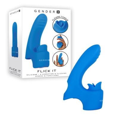 Gender X Flick It Finger Vibrator Blue GX RS 9109 2 844477019109 Multiview