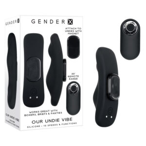 Gender X Our Undie Vibe Magnetic Panty Vibrator Black GX RS 9079 2 844477019079 Multiview