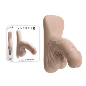 Gender X Silicone 4 inch Packer Penis Light Flesh GX PK 0969 2 844477020969 Multiview