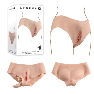 Gender X Undergarments Briefs Vagina Light Flesh GX WR 4042 2 844477024042 Multiview