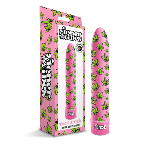 Global Novelties Stoner Vibes Pack a Fatty Smoothie Vibrator Pink Kush 1000131 850010096735 Multiview