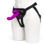 Happy Rabbit Rechargeable Rabbit Strap On and Harness Kit Purple HR-74312 5060020009426