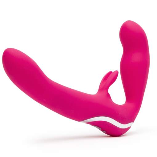 Happy Rabbit Rechargeable Strapless Strap on Pink 74311-00 5060020009433