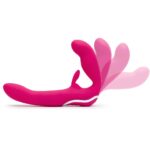 Happy Rabbit Rechargeable Strapless Strap on Pink 74311-00 5060020009433