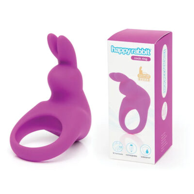 Happy Rabbit Rechargeable Vibrating Cock Ring Purple HR82129PU 5060779237347 Multiview