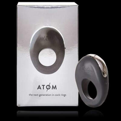 Hot Octopuss Atom Vibrating Cock Ring Black 5060354560600 Multiview