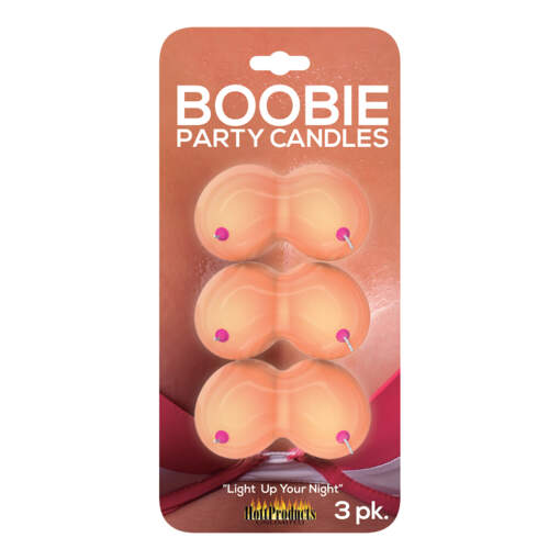 Hott Products Boobie Party Candles 3-Pk HP-3145 818631031450