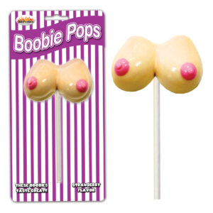 Hott Products Boobie Pops Strawberry Flavoured Boobie Lollipop HP2913 818631029136 Multiview