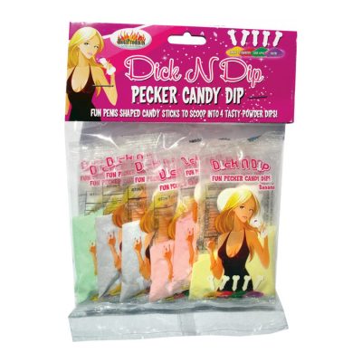 Hott Products Dick n Dip Fun Pecker Candy Dip 8pk HP2749 818631027491 Multiview