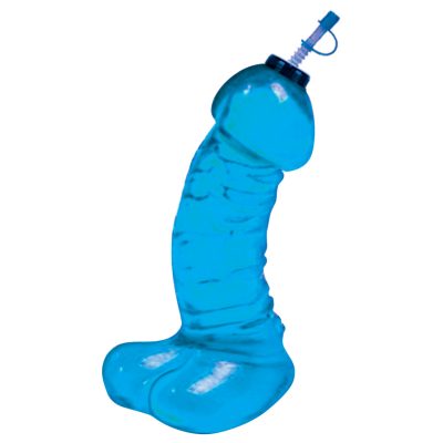 Hott Products Dicky Chugs 16oz Novelty Penis Sports Water Bottle Blue HP2108 818631021086 Detail