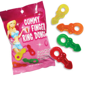 Hott Products Gummy Finger Ring Dongs 64g HP2815 818631028153 Multiview