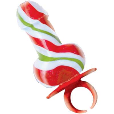 Hott Products Jingle Balls Holiday Cock Pop Penis Shaped Lollipop HP2421 818631024216