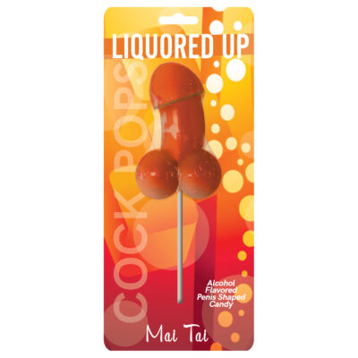 Hott Products Liquored Up Mai Tai Alcohol Flavoured Penis Lollipop HP2835 818631028351 Boxview