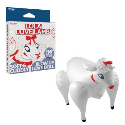 Hott Products Lola Love Lamb Inflatable Sheep Sex Doll White HP3509 818631035090 Multiview