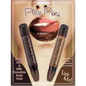 Hott Products Play Pens Chocolate Body Paint Pens 2 Pack HP2809 818631028092