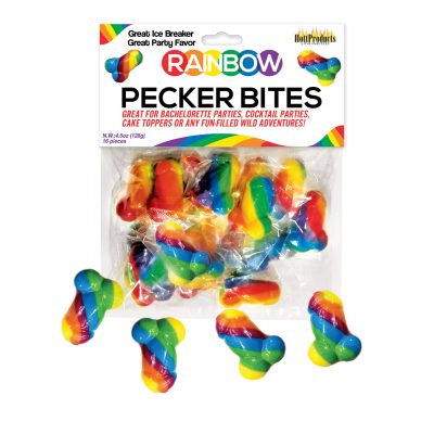 Hott Products Rainbow Edible Pecker Bites 128g HP3253 818631032532 Multiview