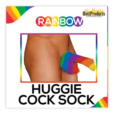 Hott Products Rainbow Huggie Cock Sock HP2981 818631029815 Boxview