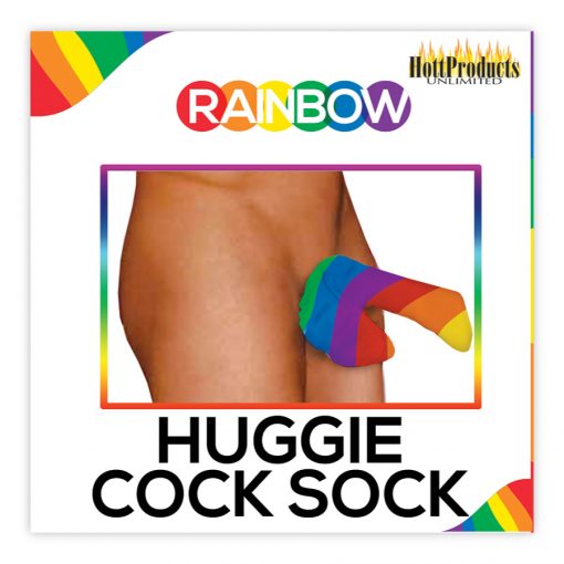Hott Products Rainbow Huggie Cock Sock HP2981 818631029815 Boxview