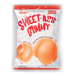 Hott Products Sweet Ass Gummy Candies 60G Pack Strawberry Flavour HP3239 818631032396