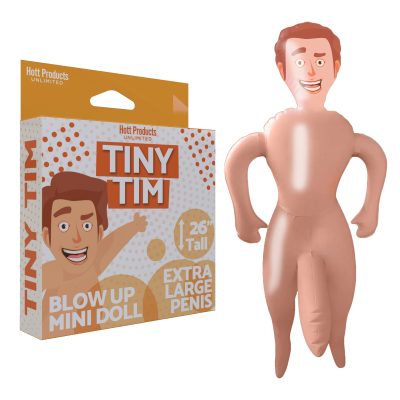 Hott Products Tiny Tim 26 inch Inflatable Large Penis Male Doll HP3451 818631034512 Multiview
