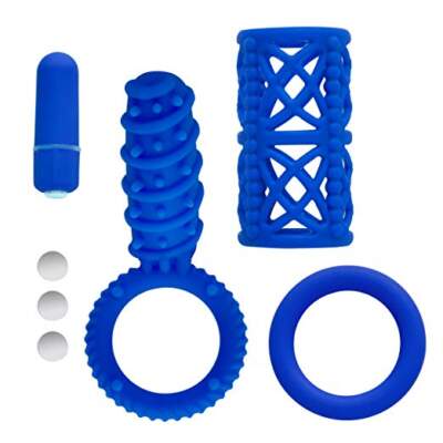 Icon Brands Simply Silicone Couples Kit Blue IC-1085-2 847841010856