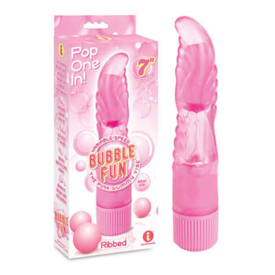 Icon Brands Bubble Fun Jelly Vibrator Pink IC2654 2 847841026543 Multiview