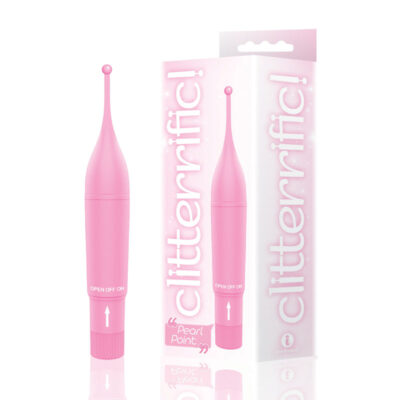 Icon Brands Clitteriffic Pearl Point Clitoral Vibrator Pink IC2682 847841026826 Multiview