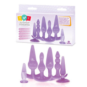 Icon Brands Try Curious 6 Pc Anal Explorer Kit Purple IC8012 2 847841080125 Multiview