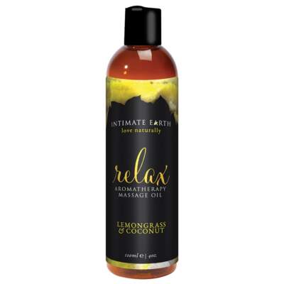 Relax Lemongrass and Coconut Vegan Massage Oil 120ml