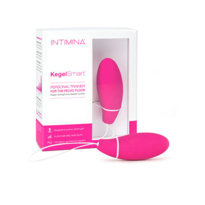 Intimina KegelSmart Vibrating Kegel Ball Pink INT5525 7350022278004 Multiview