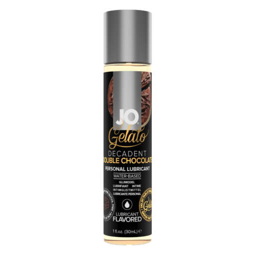 JO Gelato flavoured Water based lubricant Decadent Double Chocolate 1oz 30ml 796494105894 Detail
