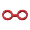 Japanese-Bondage-Silicone-Cuffs-Small-Red-2102-01-BX-782421069414-Detail
