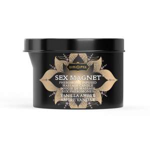 Kama Sutra Sex Magnet Pheromone Infused Massage Candle with Spout Vanilla Amber 170g 12070 739122120708 Detail