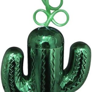 Kheper Games Cactus Cup with curly straw Green NVD60 825156110010
