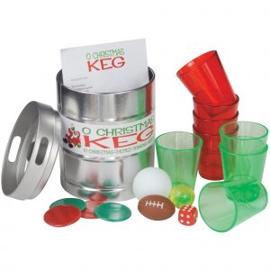 Kheper Games O Christmas Keg 10 Drinking Games Keg Tin 825156107423 Detail