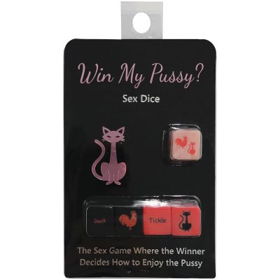 Kheper Games Win My Pussy Love Dice 5Pc BGR195 825156110270 Boxview